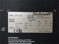 MPS022 SCHROFF 电源供应模块